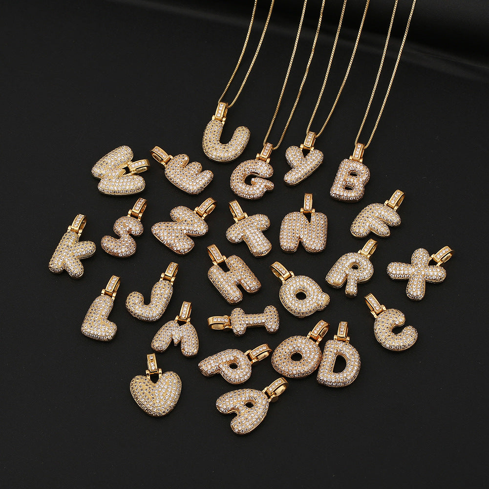 COLLARES DE LETRAS BRILLANTES