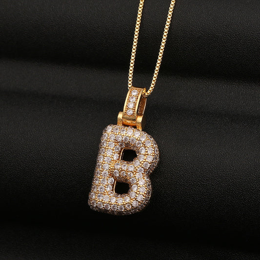 COLLAR DE LETRAS BRILLANTES