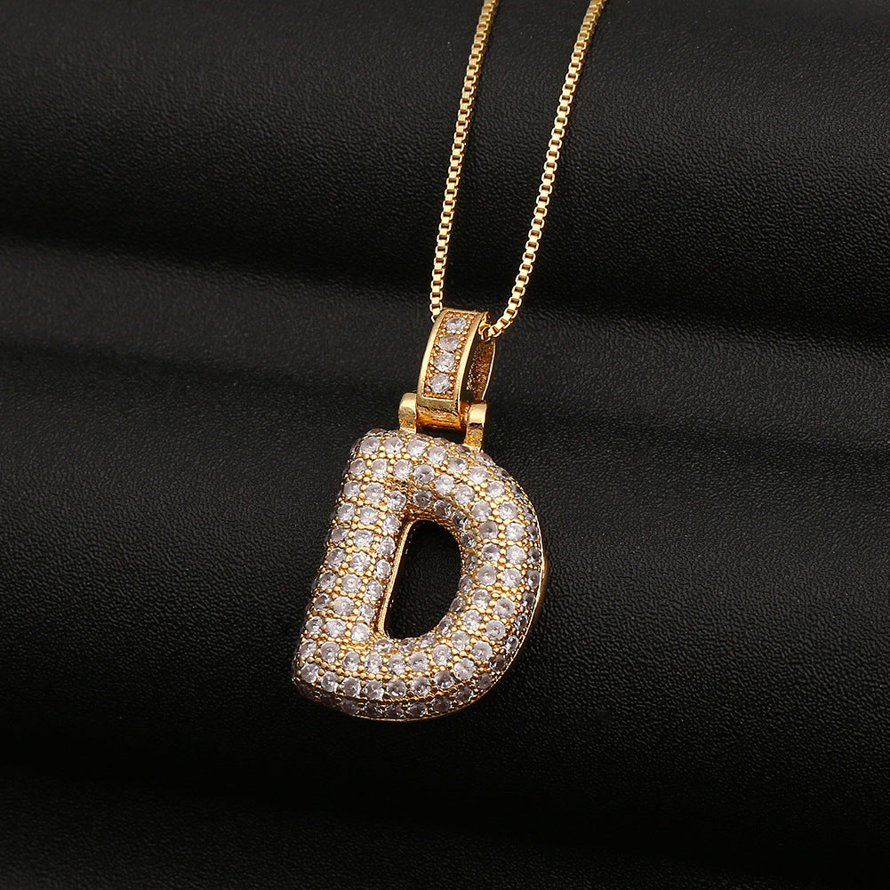 COLLAR DE LETRAS BRILLANTES