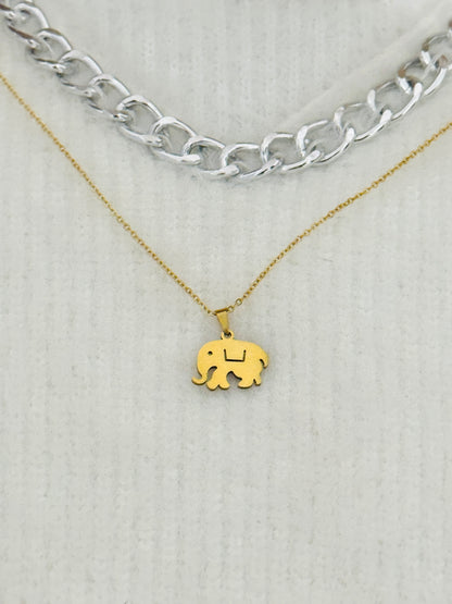 COLLAR PLANO DE ELEFANTE