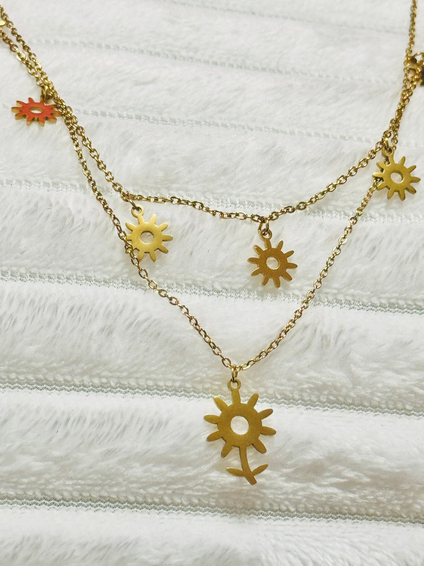 Collar Plano de Girasol