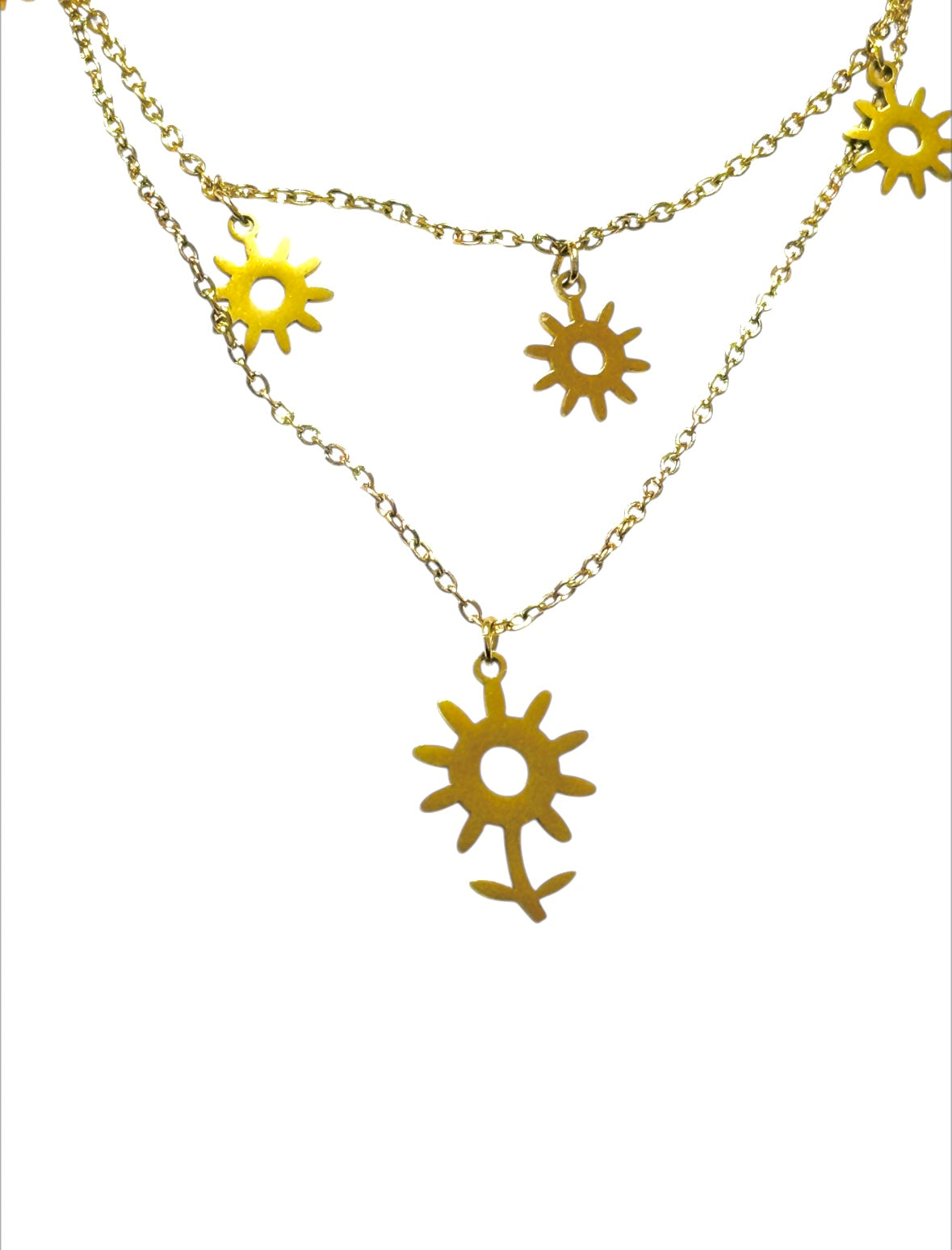 Collar Plano de Girasol