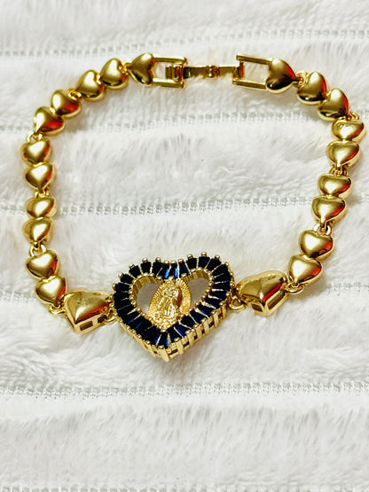 Pulsera con Corazón Religioso