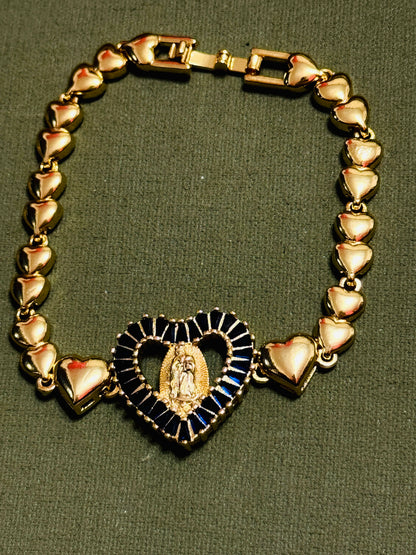 Pulsera con Corazón Religioso