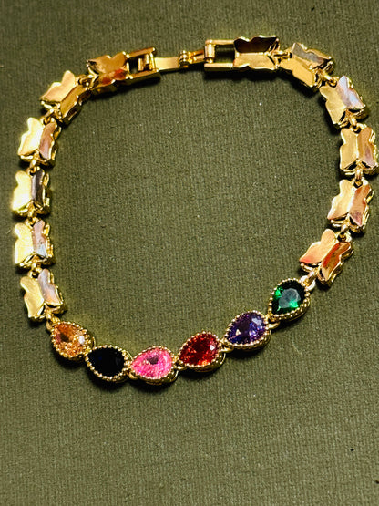 Pulsera de Piedras Multicolor