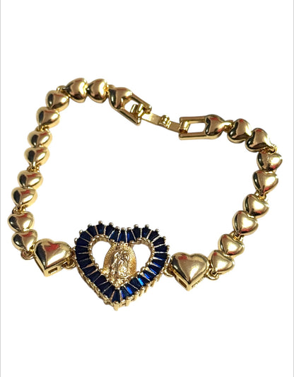 Pulsera con Corazón Religioso