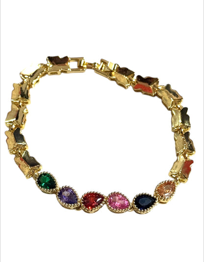 Pulsera de Piedras Multicolor