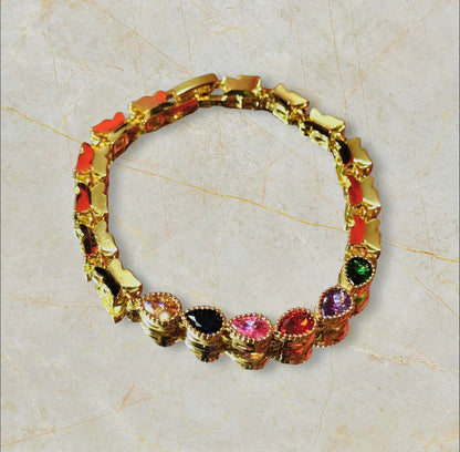 Pulsera de Piedras Multicolor