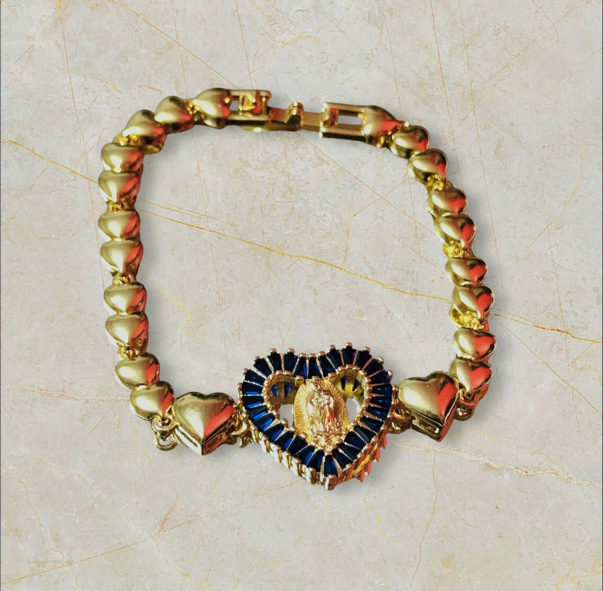 Pulsera con Corazón Religioso